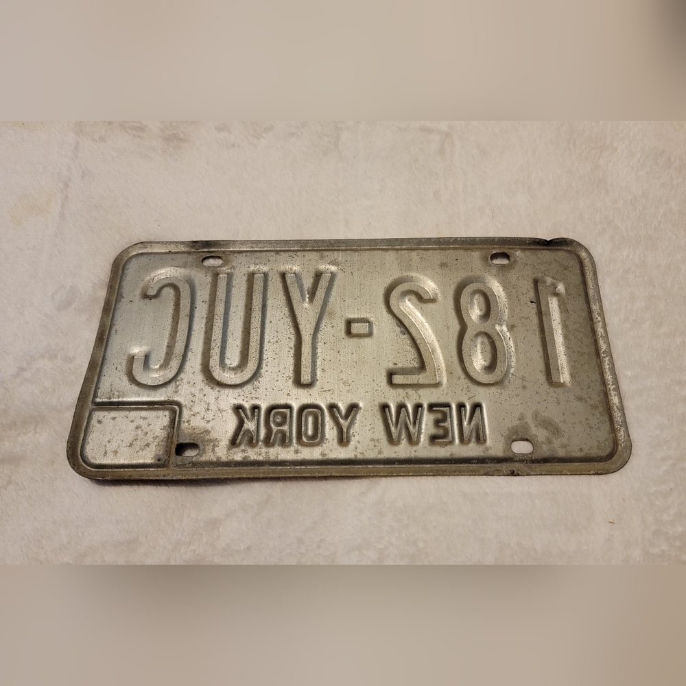 Vintage 1970's New York License Plate - Picture 4 of 4